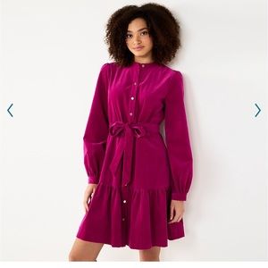 Draper James for Kohl’s fuschia corduroy dress XXL